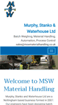 Mobile Screenshot of mswmaterialhandling.co.uk